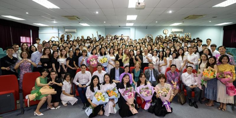 Lễ tổng kết ba năm và chào đón tân học viên ngày 29/07/2022 (Ảnh GIZ)
