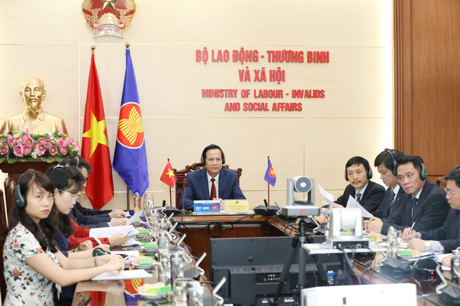 Bộ trưởng Đào Ngọc Dung tham dự Hội nghị trực tuyến Bộ trưởng Lao động và Việc làm G20 - Ảnh 1.