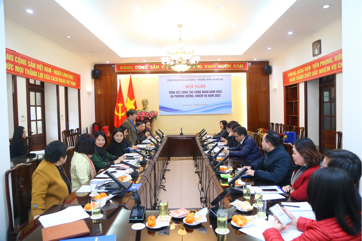 Công đoàn Bộ LĐTBXH tổng kết công tác công đoàn năm 2022 và phương hướng, nhiệm vụ năm 2023