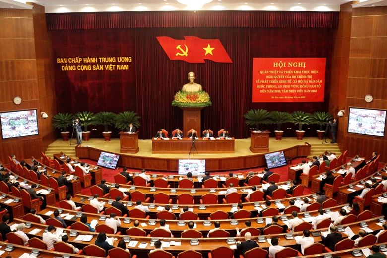 Hội nghị triển khai Nghị quyết của Bộ Chính trị về phương hướng phát triển vùng Đông Nam Bộ đến năm 2030, tầm nhìn đến năm 2045