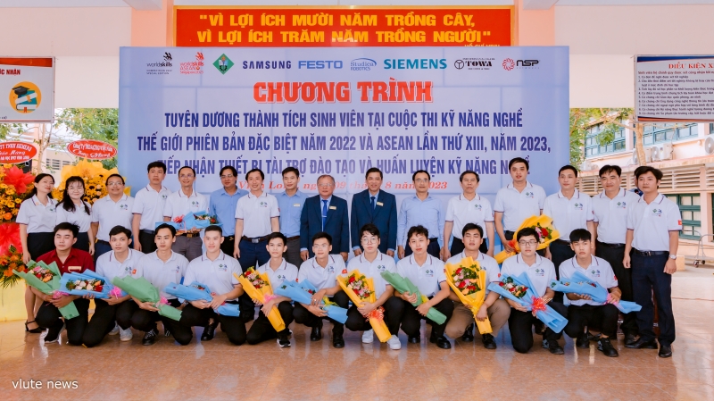 Tuyên dương sinh viên đạt thành tích tại Kỳ thi Kỹ năng nghề Thế giới và Asean