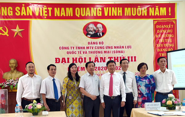 Đại hội Đảng bộ Công ty TNHH MTV Cung ứng nhân lực quốc tế và Thương mại lần thứ III, nhiệm kỳ 2020-2025
