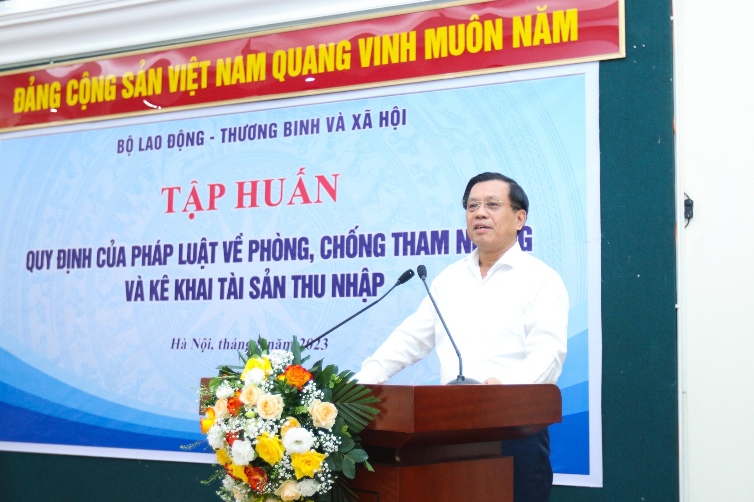 Hội nghị tập huấn quy định của pháp luật về phòng, chống tham nhũng và kê khai tài sản thu nhập