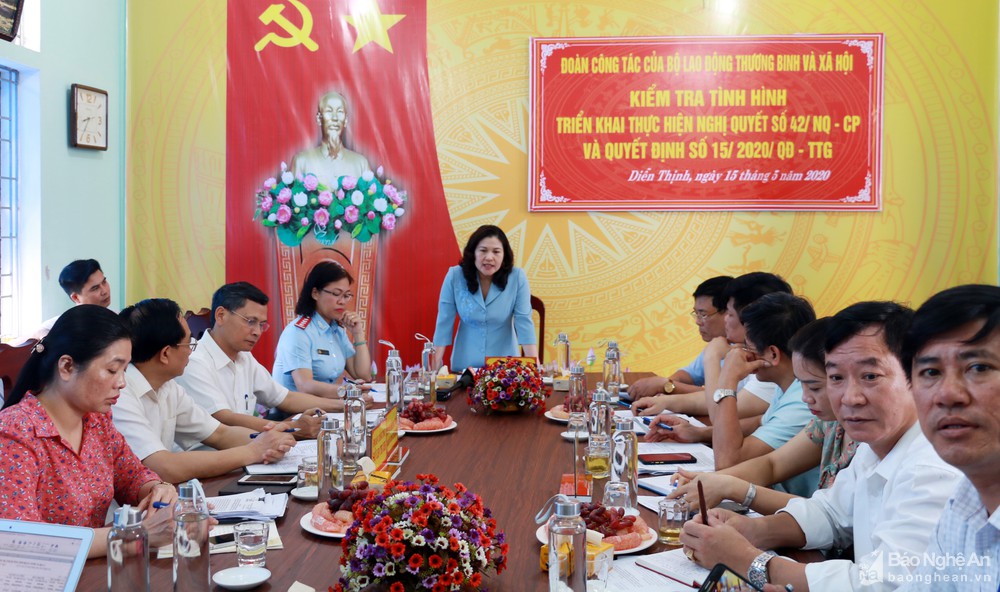 Thứ trưởng Nguyễn Thị Hà: Tăng cường giám sát để đảm bảo chi đúng đối tượng, tránh trục lợi chính sách