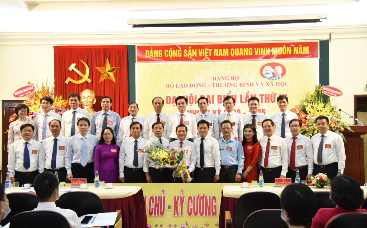Đại hội đại biểu Đảng bộ Bộ LĐ-TBXH lần thứ IX, nhiệm kỳ 2020-2025: Đoàn kết – Dân chủ  – Kỷ cương – Trí tuệ