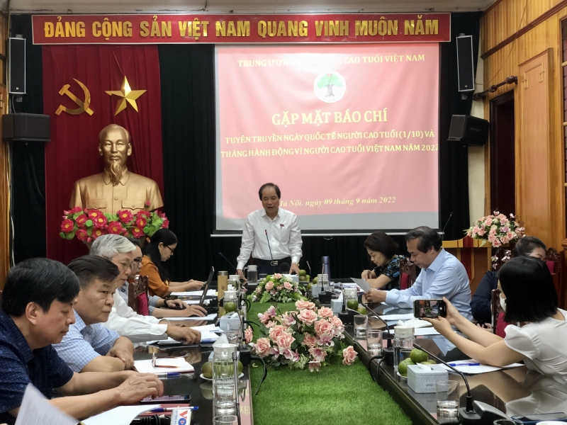 Hội Người cao tuổi Việt Nam gặp mặt báo chí nhân kỷ niệm Ngày Quốc tế Người cao tuổi