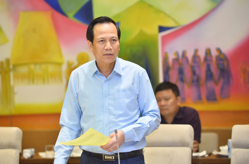 Bộ trưởng Bộ LĐ-TB&XH Đào Ngọc Dung giải trình, làm rõ một số nội dung các đại biểu quan tâm