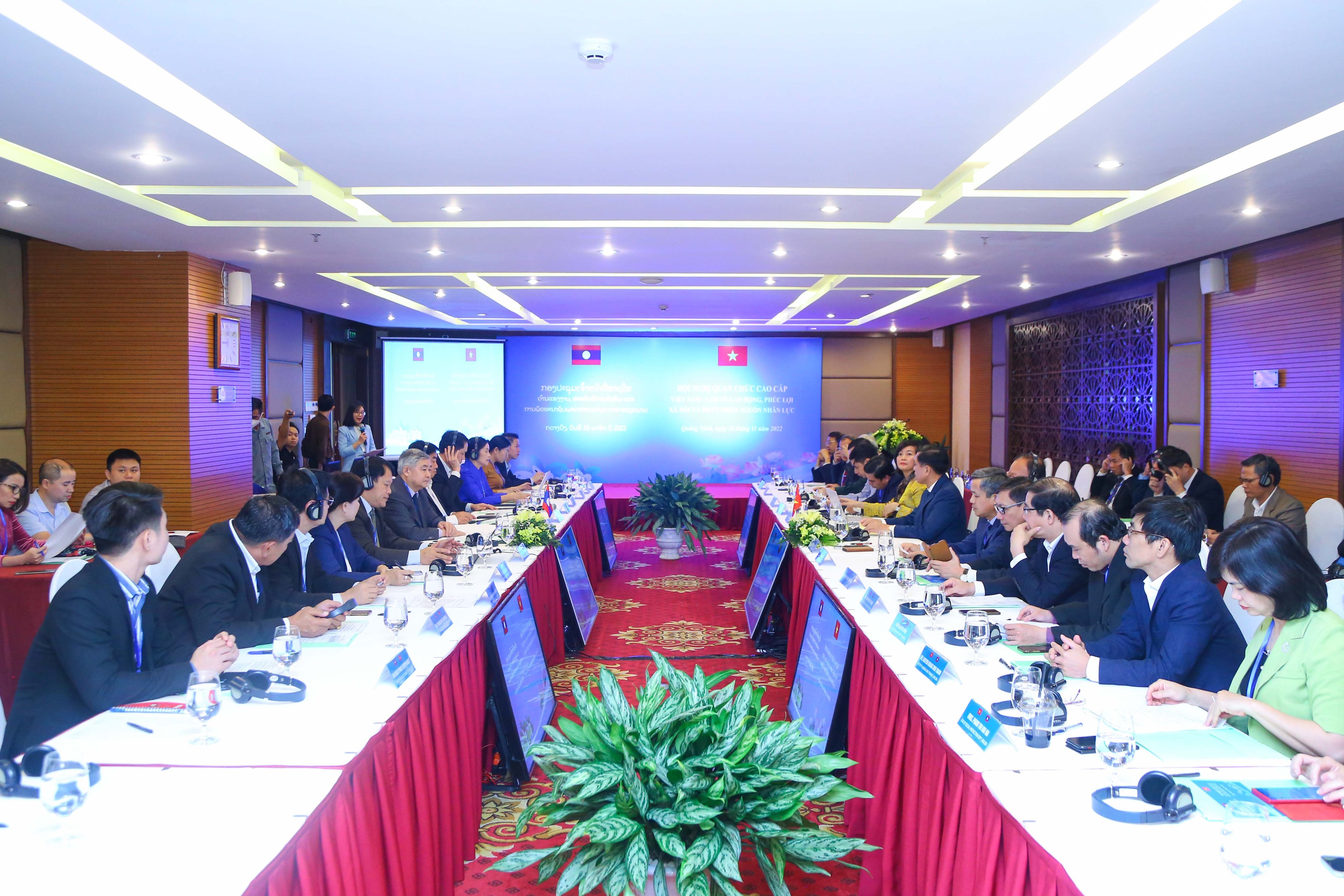 Khai mạc Hội nghị Quan chức cao cấp Việt Nam – Lào về lao động, phúc lợi xã hội và phát triển nguồn nhân lực