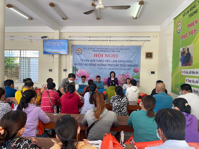 Trung tâm Dịch vụ Việc làm Tiền Giang: Đẩy mạnh hoạt động tư vấn nghề nghiệp và giới thiệu việc làm cho người lao động
