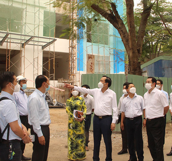 Bộ trưởng Đào Ngọc Dung kiểm tra tiến độ các Dự án đầu tư công tại các đơn vị thuộc Bộ ở phía Nam