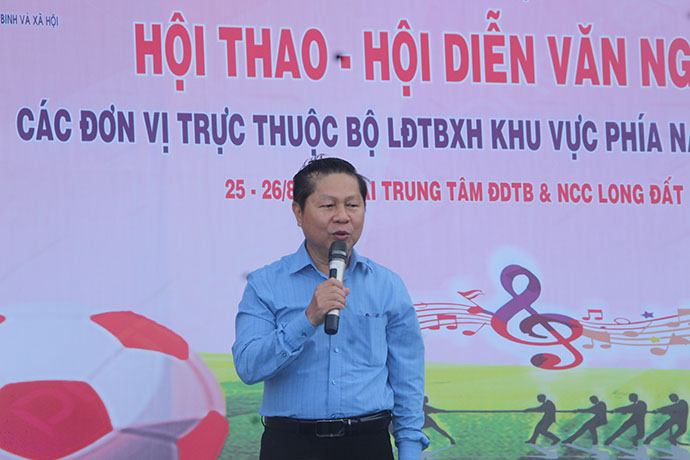 Thứ trưởng Lê Tấn Dũng dự Hội thao – Hội diễn văn nghệ các cơ quan Bộ LĐTBXH khu vực phía Nam