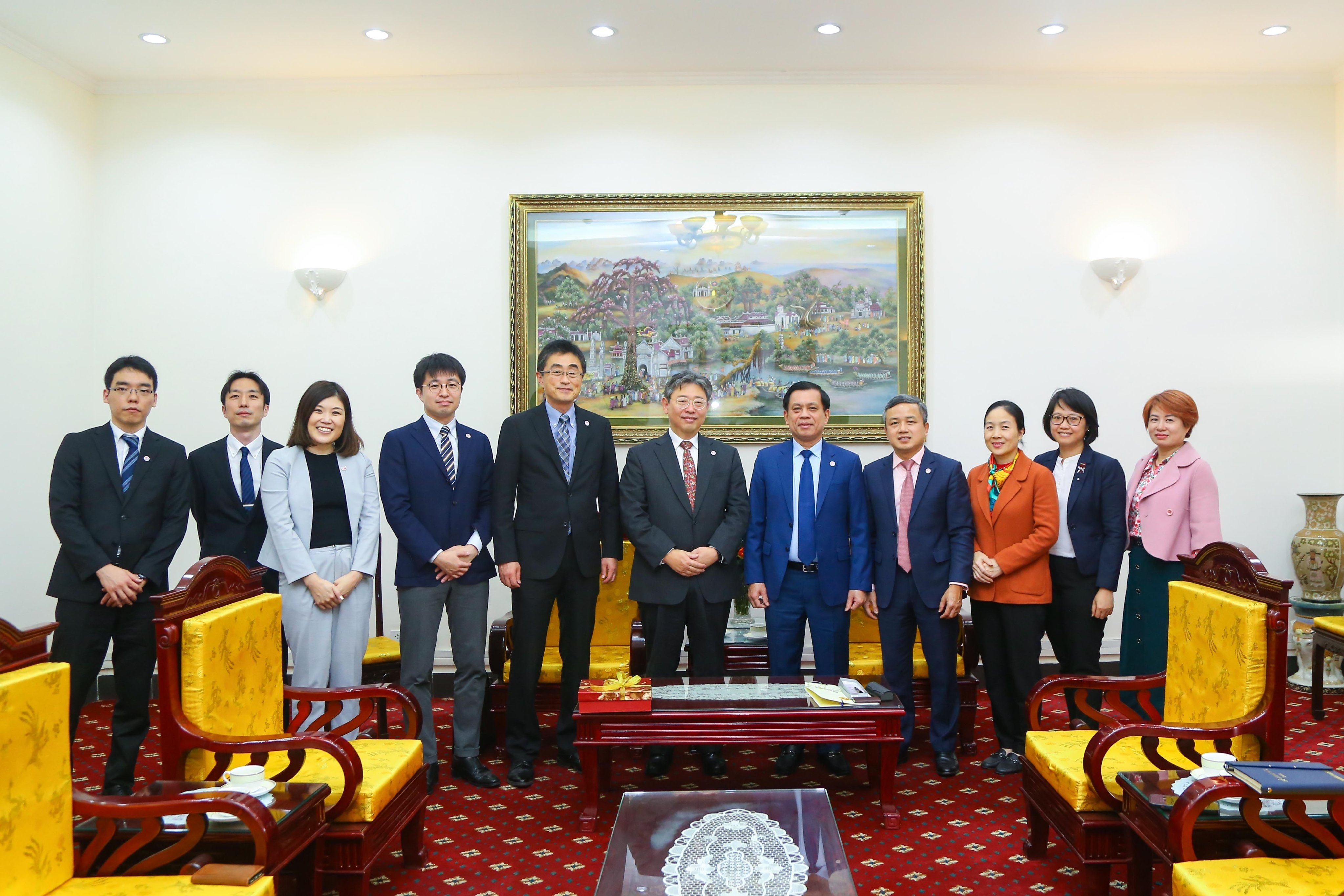 Thứ trưởng Nguyễn Bá Hoan tiếp Phó tổng Cục trưởng Tổng cục Quản lý xuất nhập cảnh và lưu trú Nhật Bản