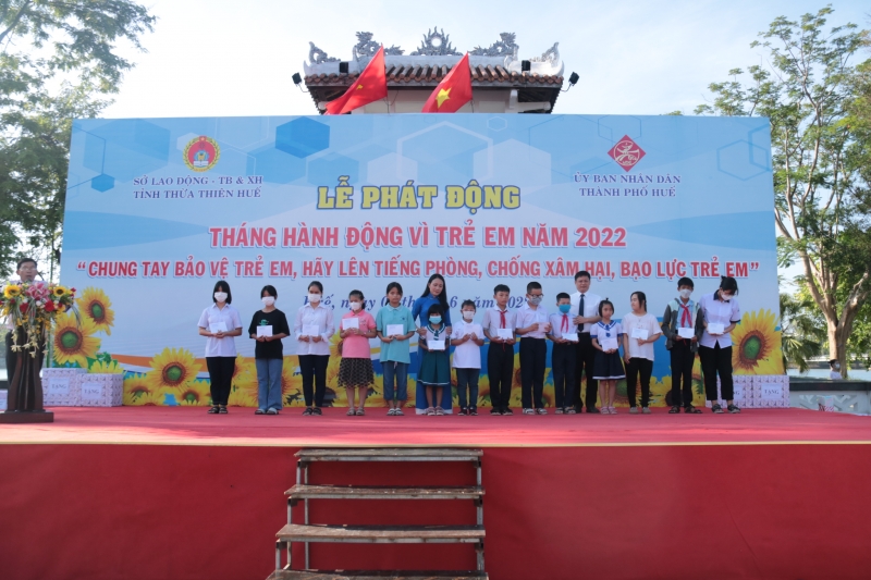 Thừa Thiên Huế phát động Tháng hành động vì trẻ em năm 2022